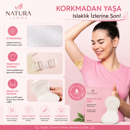 Natura Ladies | Terleme Önleyici Koltuk Altı Pedi