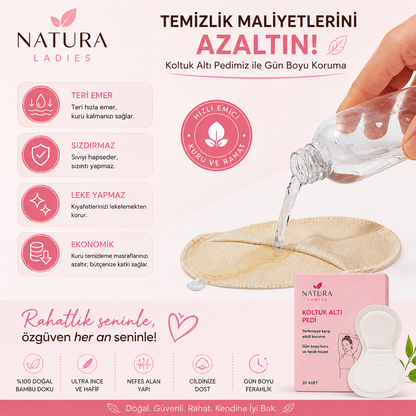 Natura Ladies | Terleme Önleyici Koltuk Altı Pedi