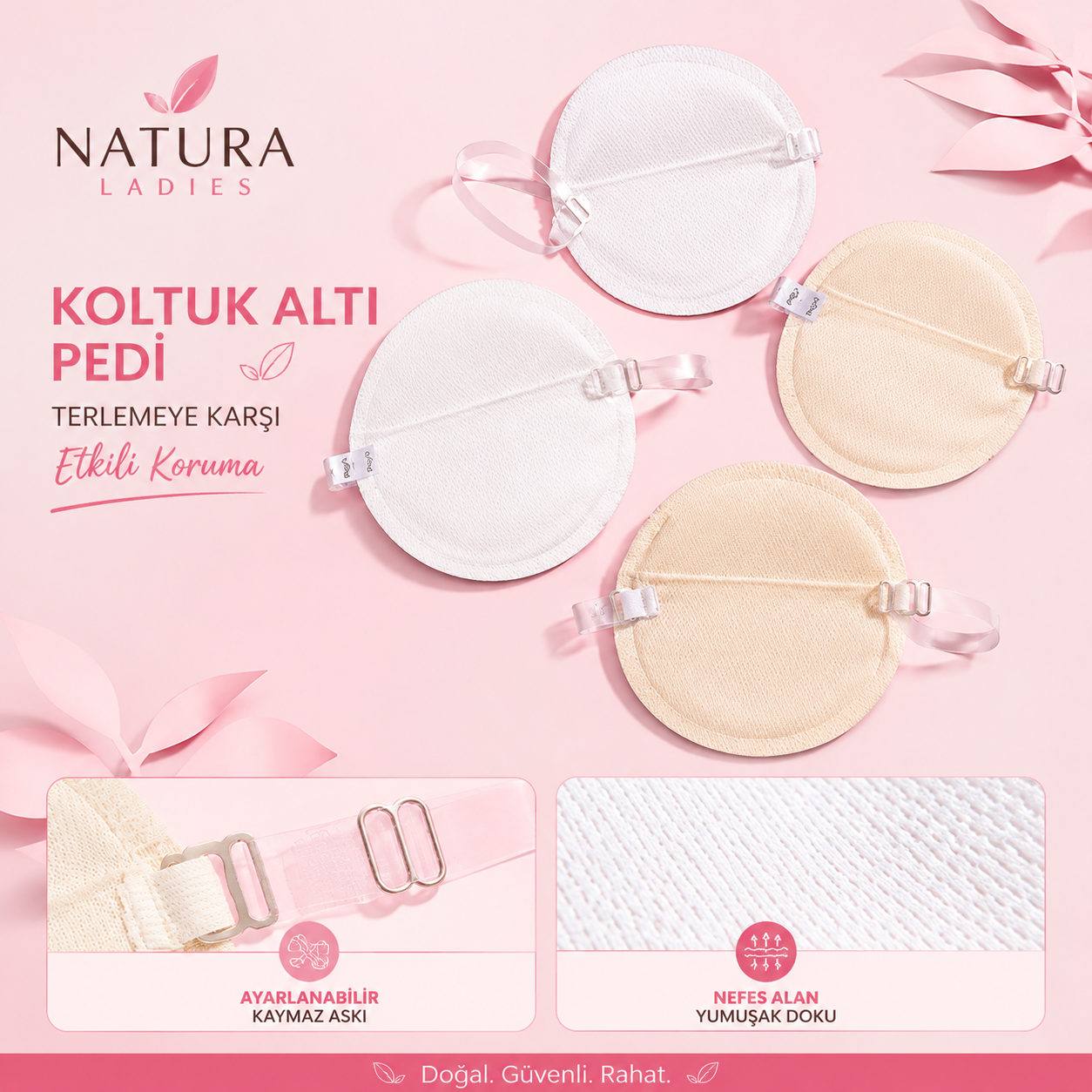 Natura Ladies | Terleme Önleyici Koltuk Altı Pedi